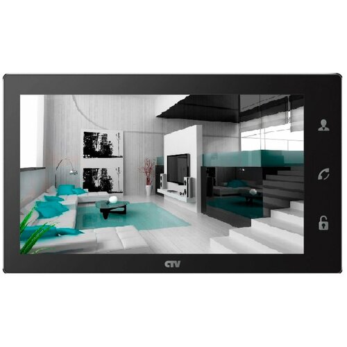 Монитор видеодомофона для квартиры и дома CTV-M4102FHD (Черный) ctv m1701s монитор видеодомофона для квартиры и дома черный