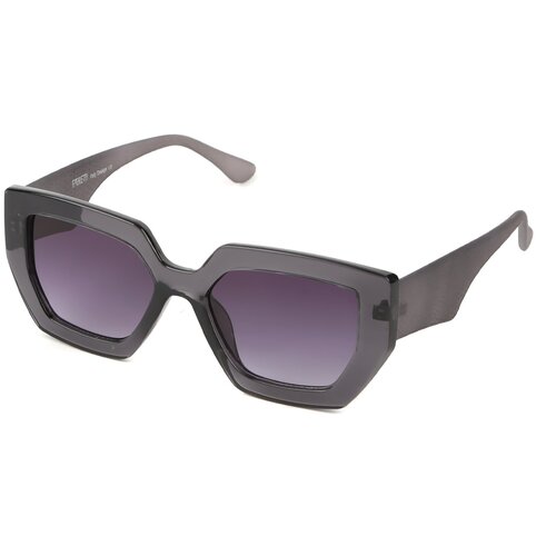 Солнцезащитные очки FABRETTI, вайфареры, спортивные, складные, градиентные, для женщин, серый