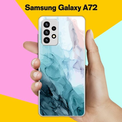 Силиконовый чехол на Samsung Galaxy A72 Акварель / для Самсунг Галакси А72