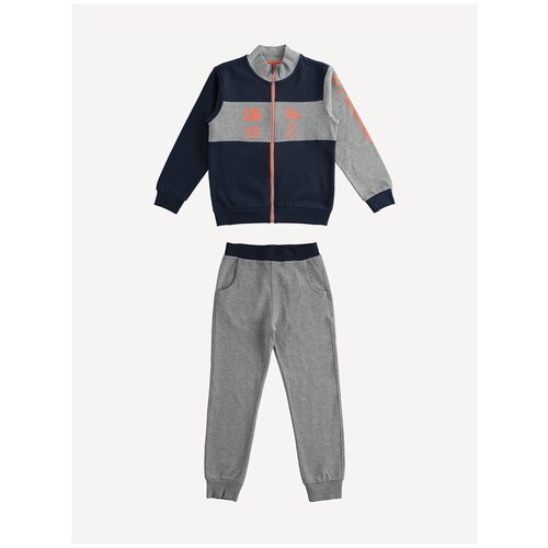 фото Комплект (толстовка, спортивные брюки) ido, размер xl, темно-синий