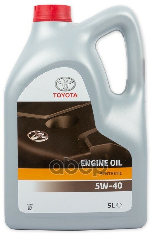 TOYOTA Масло Моторное Синтетическое 5Л - 5W40 Engine Oil Synthetic A3/B3/B4 Sn/Sm Cf