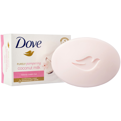 Dove Крем-мыло кусковое Кокосовое молочко и лепестки жасмина, 100 г