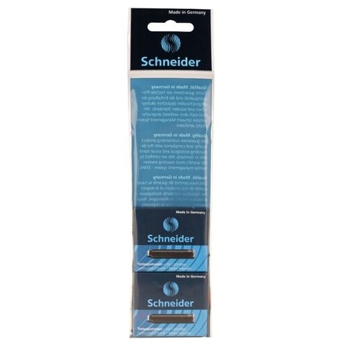 Чернила для перьевой ручки Schneider 6601/2 (12 шт.) черный