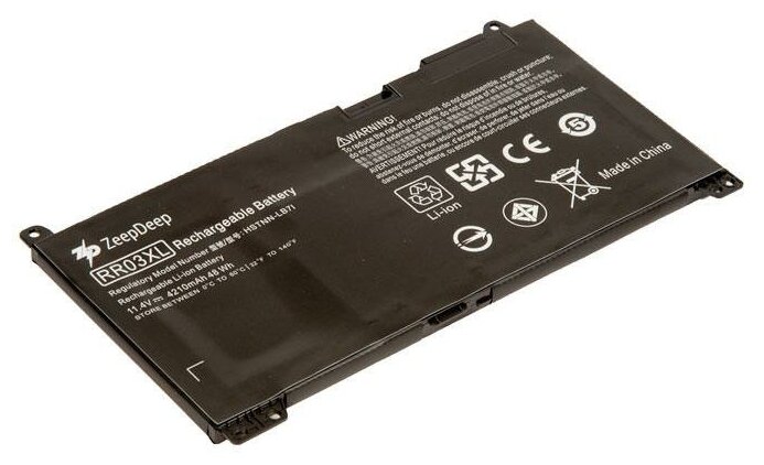 Аккумулято для ноутбука HP ProBook G4 440, 430 G4, Chromebook 14 G4, 430 G5, 450 G5, 470 G5, (RR03XL) ZeepDeep Energy 48Wh, 4210mAh, 11.4V