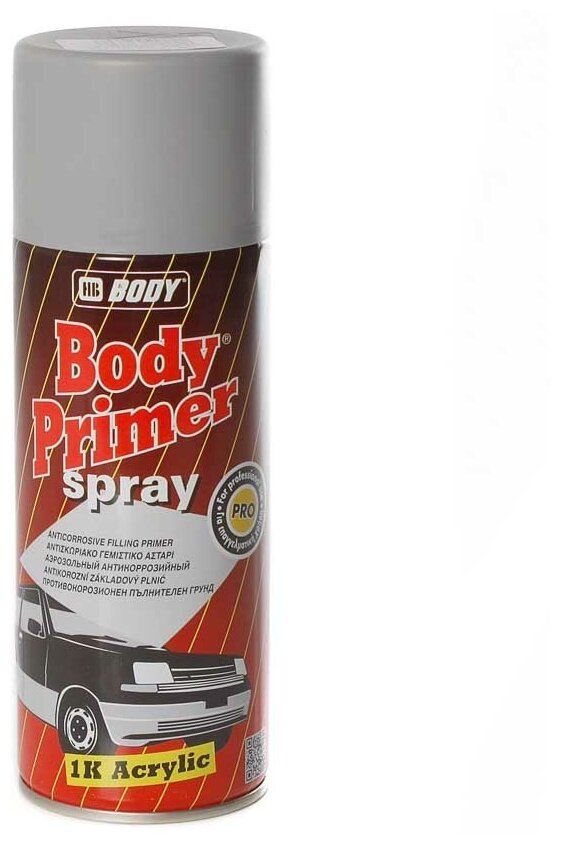 Грунт BODY PRIMER серый аэрозоль акриловый 400 мл 5100700020