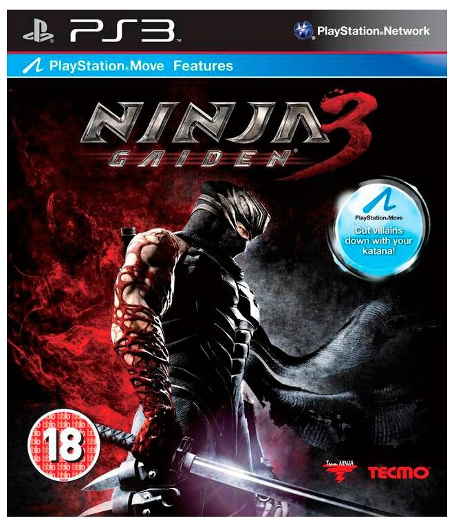 Ninja Gaiden 3 с поддержкой PlayStation Move (PS3) английский язык