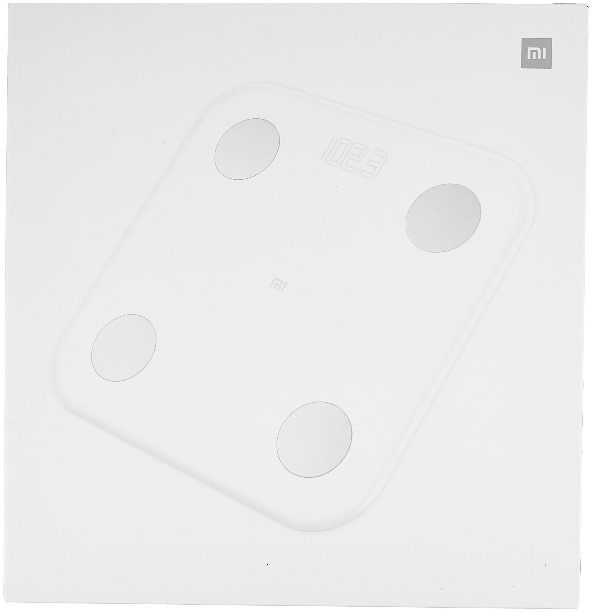 Весы электронные Xiaomi Mi Body Composition Scale, белый - фотография № 3