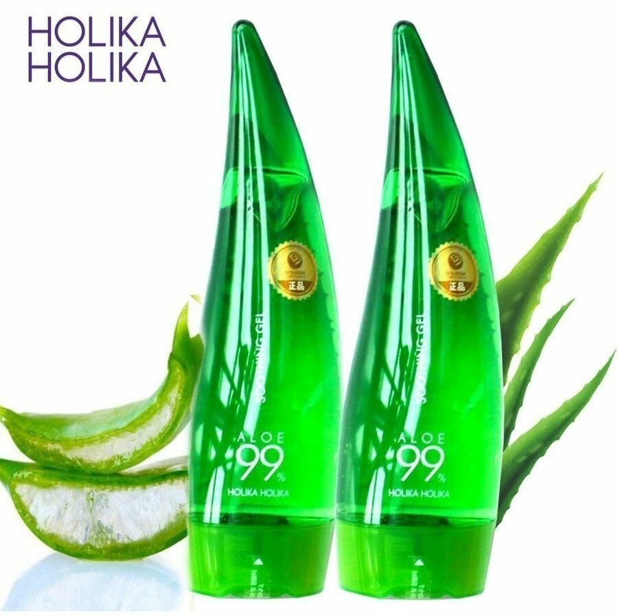 HOLIKA HOLIKA Гель универсальный для лица и тела с экстрактом сока алоэ вера Aloe 99% увлажняющий, 250 мл