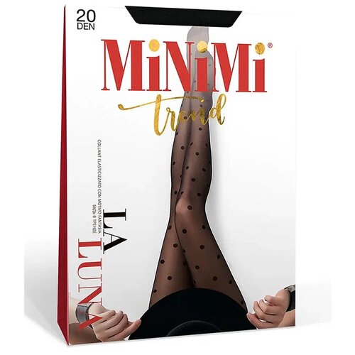 Колготки  MiNiMi La Luna, 20 den, размер 2, черный