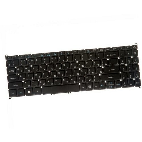 Клавиатура keyboard для ноутбука Acer Swift 3 SF315 SF315-51G N17P4 черная с подсветкой 2907₽