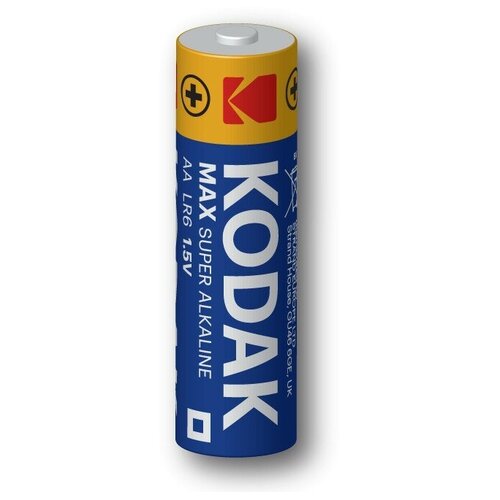 Элемент питания KODAK, LR6/12BL MAX Super Alkaline, 12 штук в блистере батарейка kodak max lr6 12bl