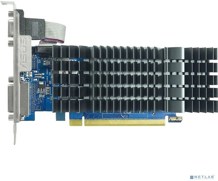 ASUS Видеокарта Asus PCI-E GT710-SL-2GD3-BRK-EVO NVIDIA GeForce GT 710 2048Mb 64 DDR3 954/5012 DVIx1 HDMIx1 CRTx1 HDCP Ret low profile