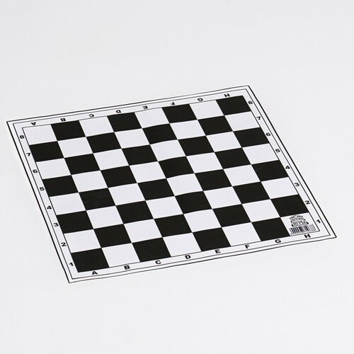 Время игры Шахматное поле "Время игры", виниловое, 30 х 30 см