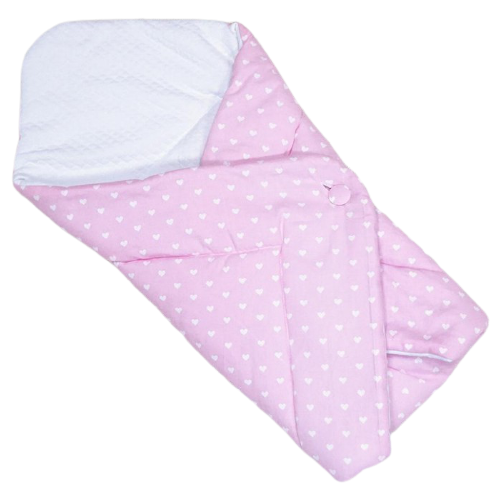 конверт одеяло состав капитоний х б размер 75х35 0 6 голубой Конверт Farla Dream, 70 см, розовый/белый