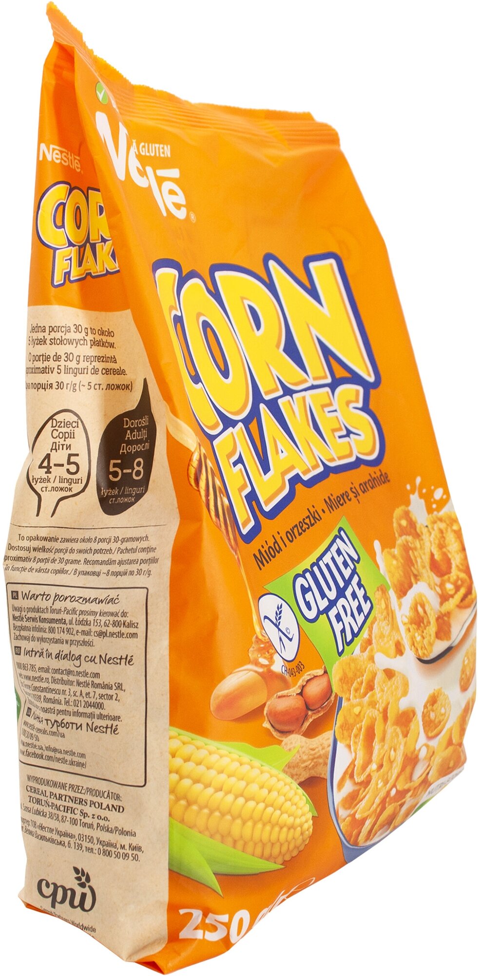 Nestle Corn Flakes Кукурузные хлопья - фотография № 3