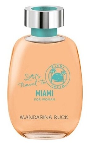 Mandarina Duck, Let's Travel To Miami For Woman, 100 мл, туалетная вода женская