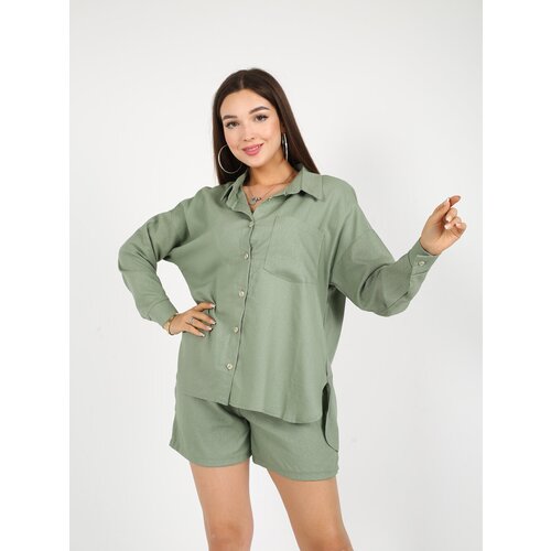 комплект одежды размер 44 46 зеленый Комплект одежды , размер 44-46 RU - (M), зеленый
