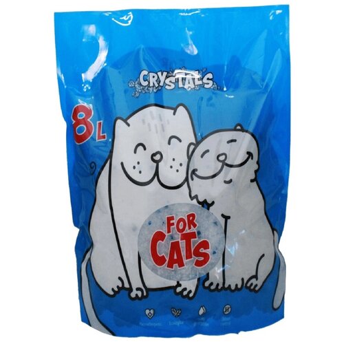 For Cats наполнитель силикагелевый для туалета кошек (8 л)