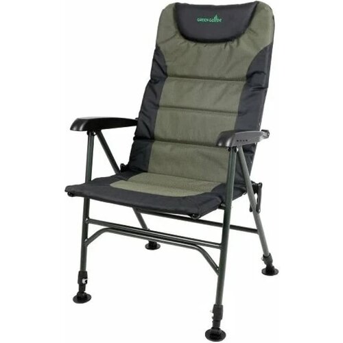фото Кресло раскладное green glade m3230 зеленый/черный