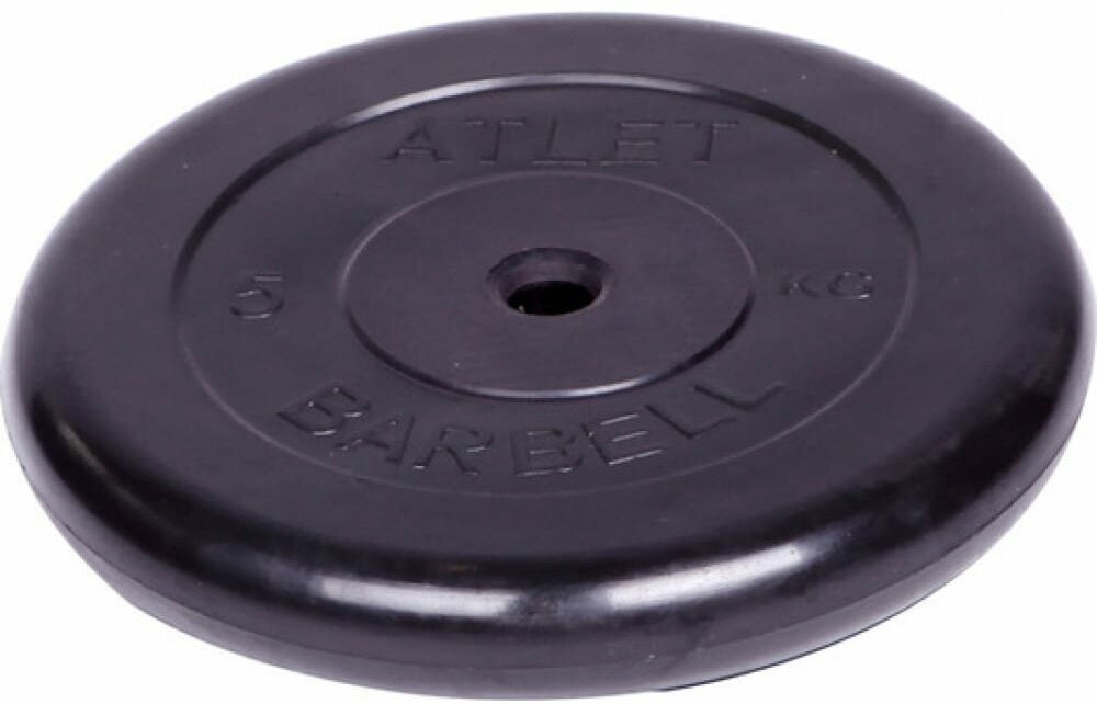 Обрезиненный диск Barbell Atlet