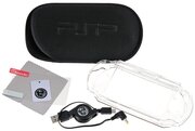 Набор аксессуаров для PSP E1000 Black Horns 6 в 1 (BH-PSE0803)