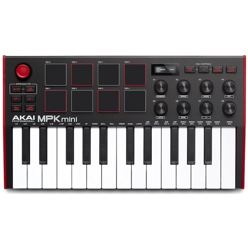 AKAI PRO MPK MINI MK3 USB миди-клавиатура