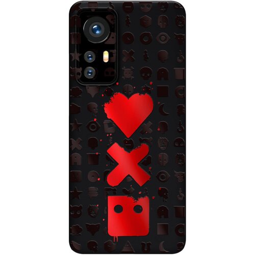 Силиконовый чехол Mcover для Xiaomi 12X с рисунком Любовь, смерть и роботы силиконовый чехол mcover для samsung galaxy a03 с рисунком любовь смерть и роботы