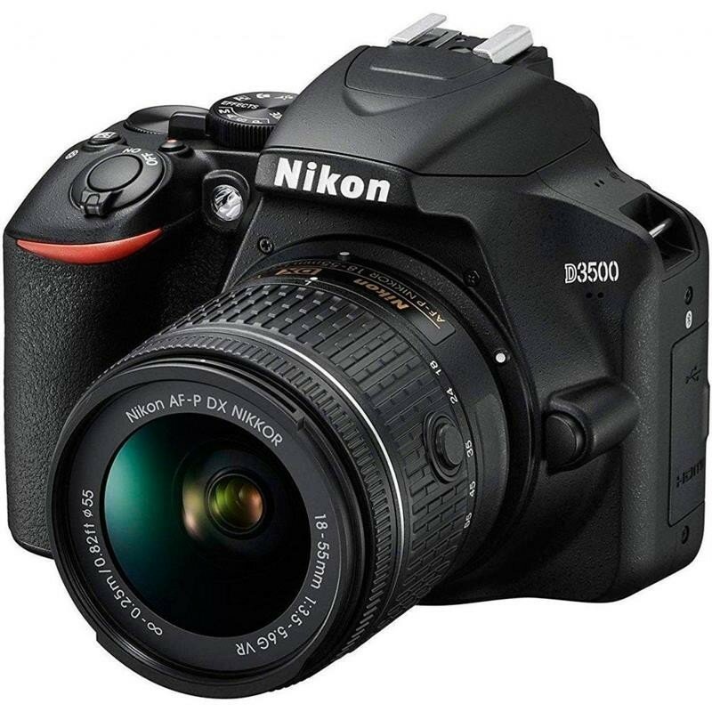 Фотоаппарат Nikon D3500 Kit AF-P 18-55mm f/3.5-5.6 VR черный