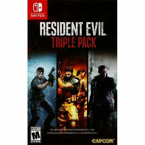 Игра Resident Evil Triple Pack (Nintendo Switch, Английская версия) футболки print bar resident evil 3 nemesis