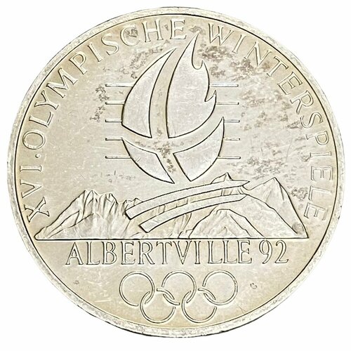 Австрия, жетон казино 100 шиллингов 1992 г. (XVI зимние Олимпийские Игры, Альбервиль 1992) (Proof) клуб нумизмат монета 25 лев болгарии 1992 года серебро олимпийские игры