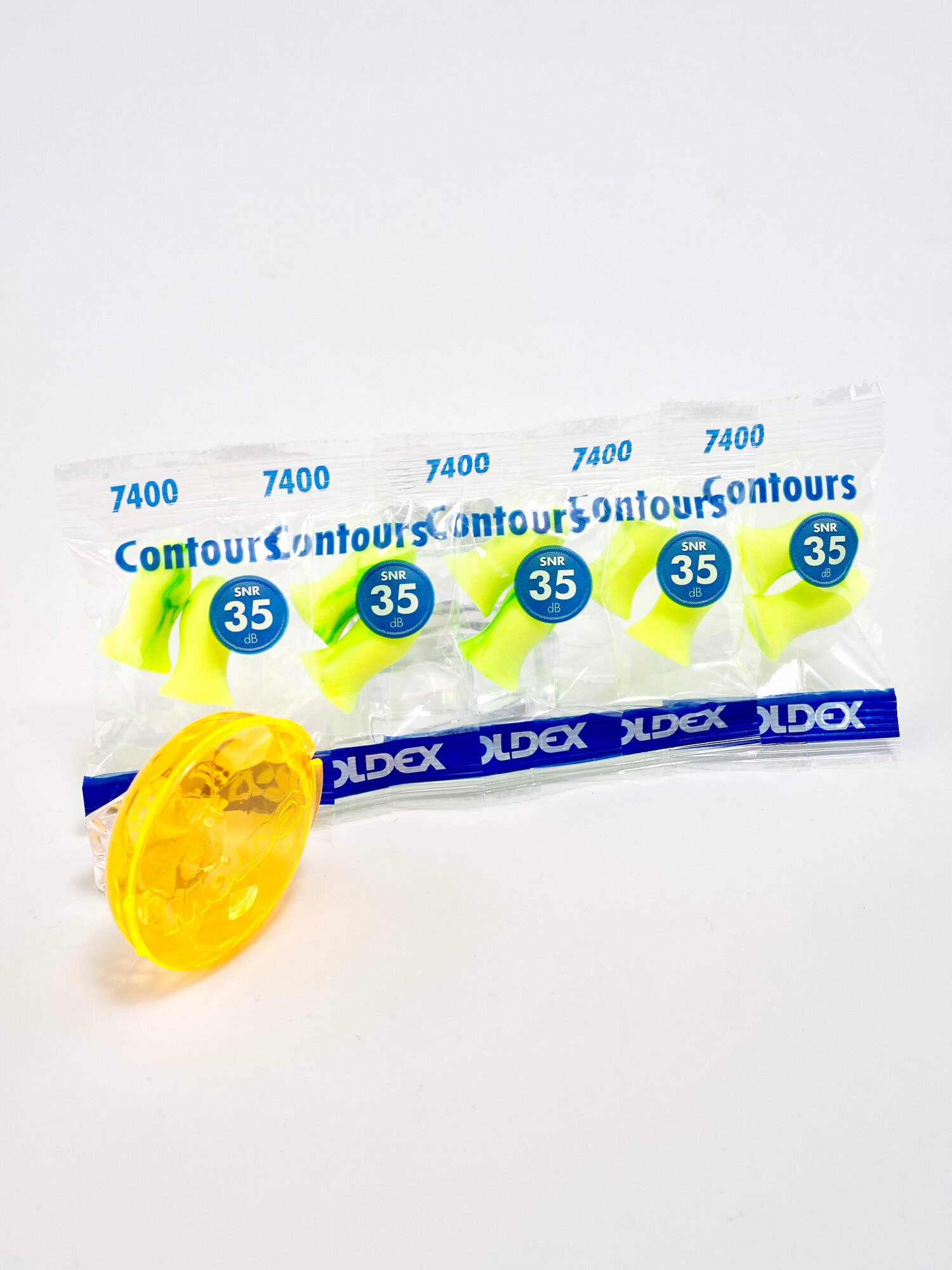 Беруши для сна анатомические (противошумные вкладыши) Moldex Contours, 5 пар с кейсом — фото 1