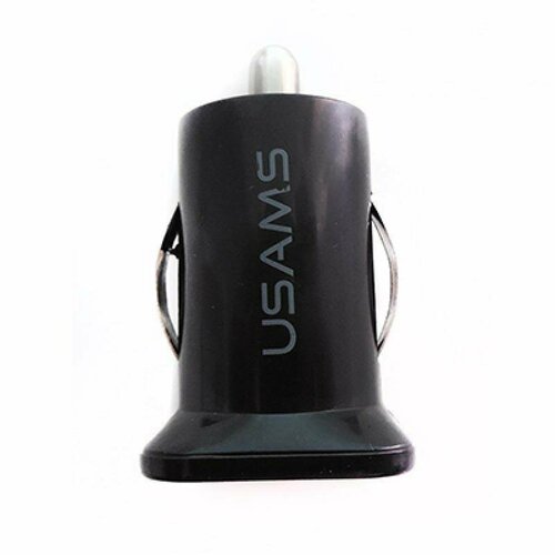 Автомобильное зарядное устройство USB Usams (2 порта/2000mA) <черный>