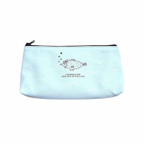 Be Smart Пенал -косметичка Strange animals рыба 10 х 21 х 4 см N2380 2152₽