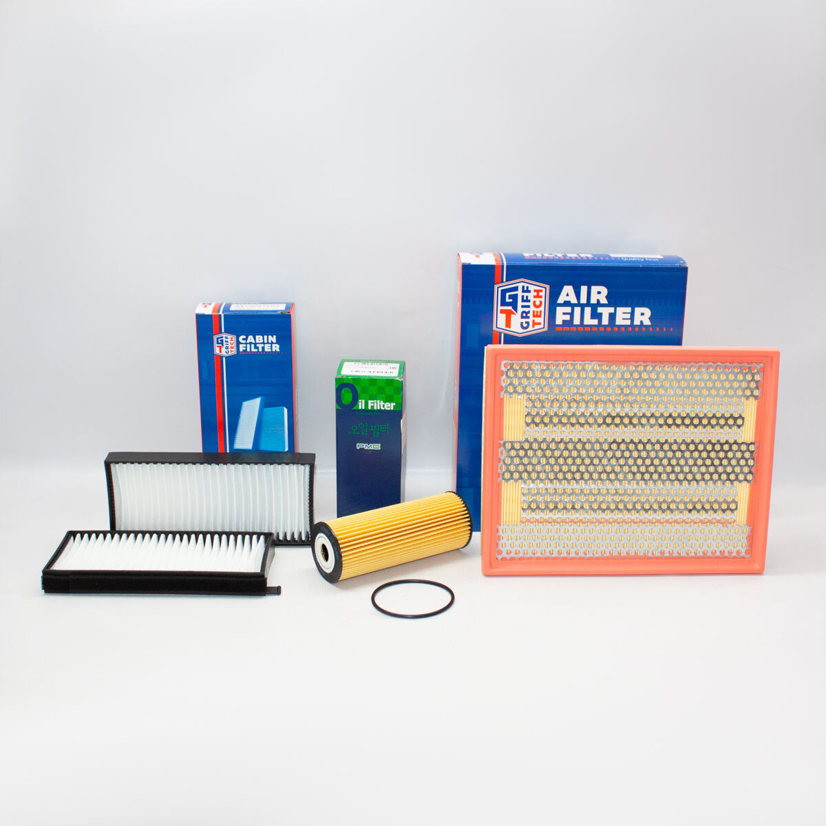 фото Комплект фильтров для ТО на SsangYong Actyon / Kyron (бензиновый 2,0 / 2,7 дизель) / (масляный + воздушный + салонный) / Актион, Кайрон 2319009101