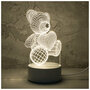Светильник-ночник декоративный , дизайн Медвежонок. Питание от USB (шнур 1 м в комплекте)
