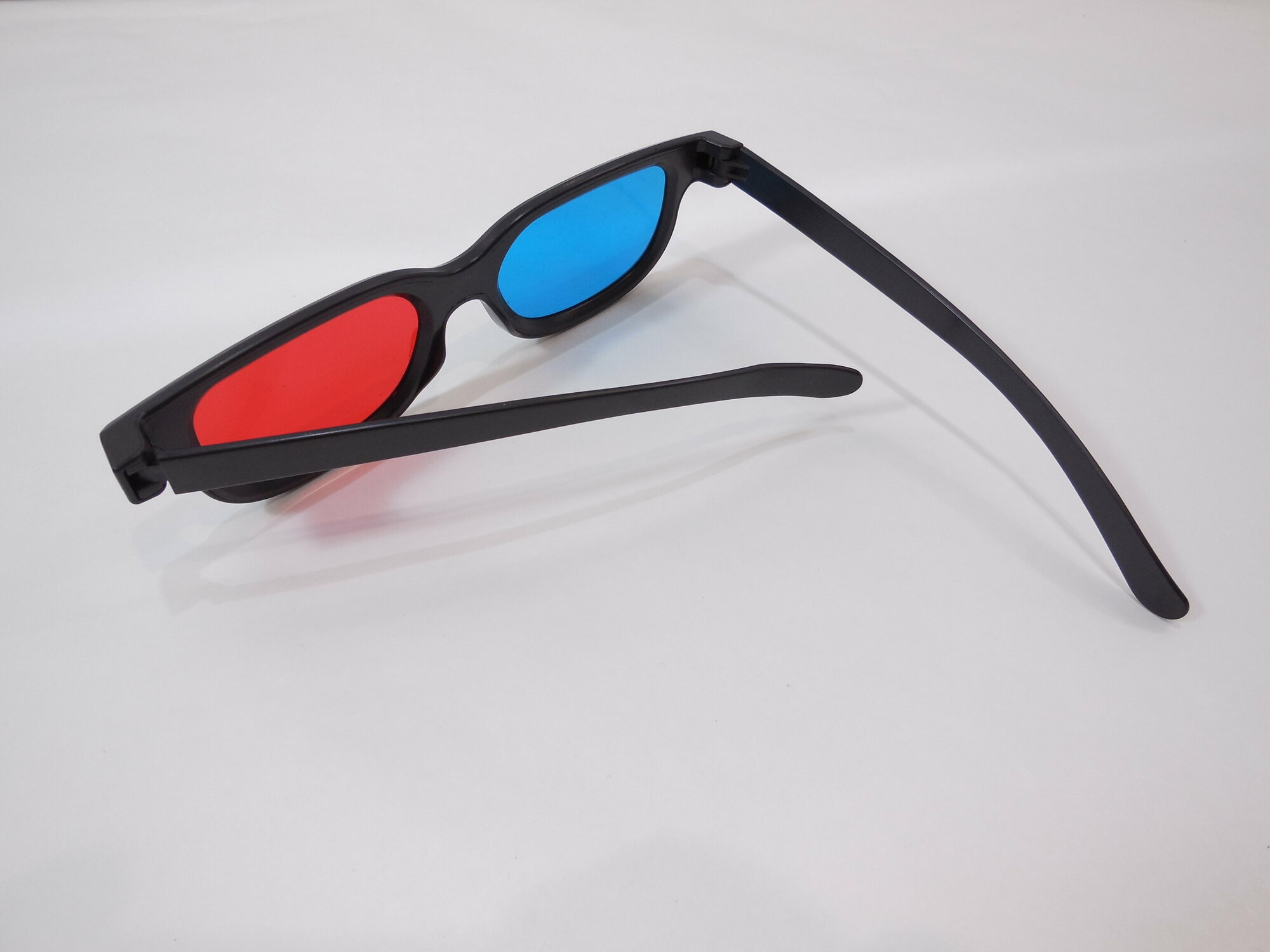 Анаглифные 3D стерео очки для просмотра 3D фотографий Пластик цвет черный