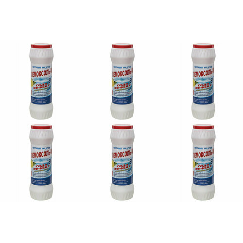 Пемоксоль Чистящее средство Сода эффект, лимон, в тубе, 400 г, 6 шт