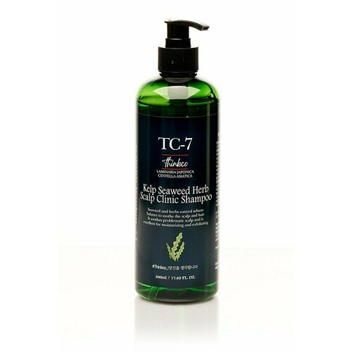 Шампунь TC-7 Thinkco для жирных и склонных к жирности волос с экстрактом водорослей, 500 мл.