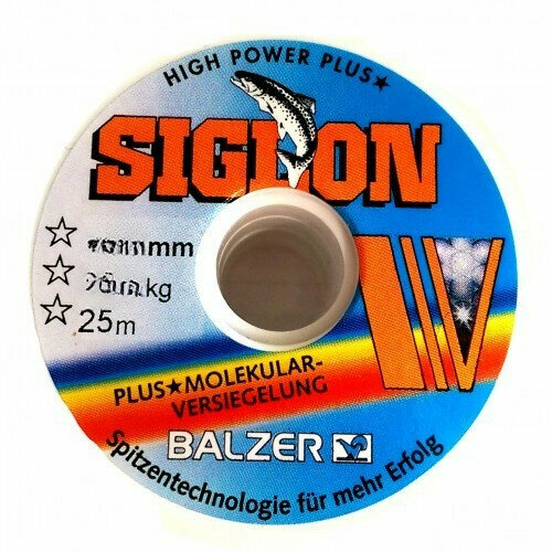 Леска BALZER Siglon 0.16 25м леска balzer fluorocarbon shirasu 25м 0 20мм 3 9кг