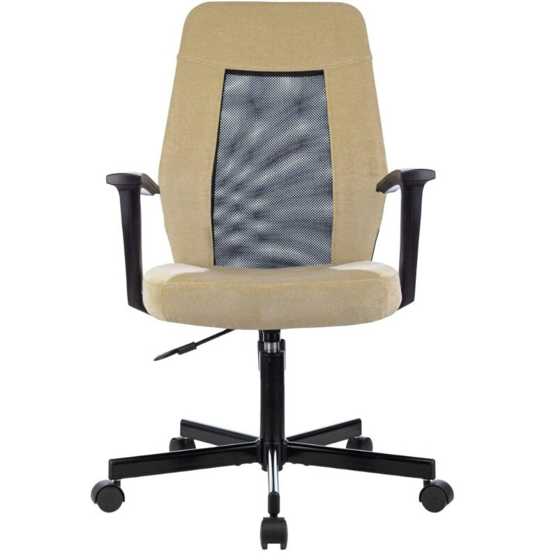 Кресло VB_EChair 225 PTW беж/черн Light-21 сетка/ткань металл — фото 3