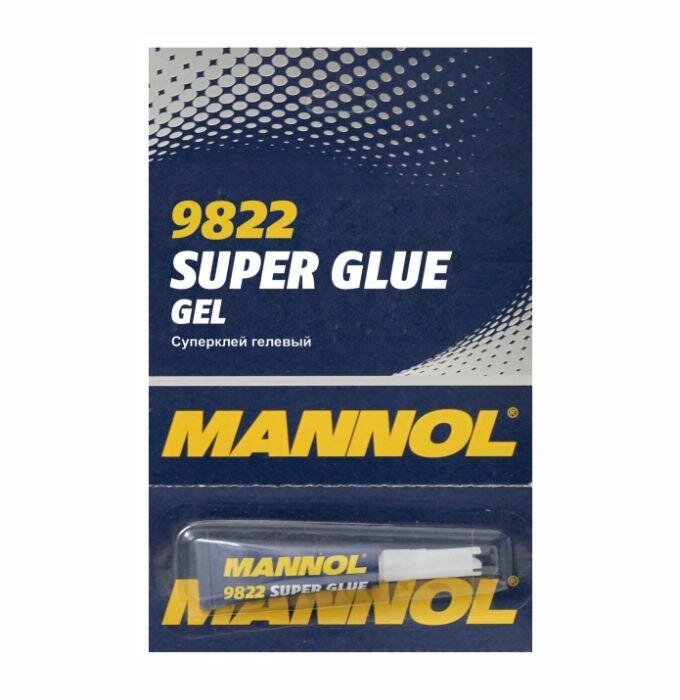 MANNOL 9822 9822 MANNOL Super Glue GEL 3 гр. Гелевый суперклей