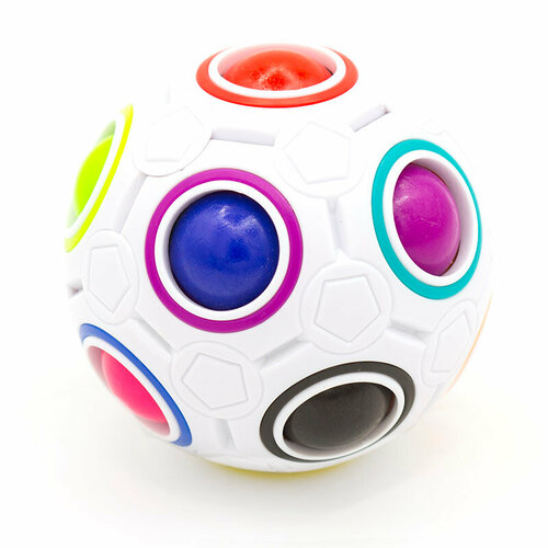 Головоломка FanXin Шар Орбо радужный Rainbow Ball Белый 222₽