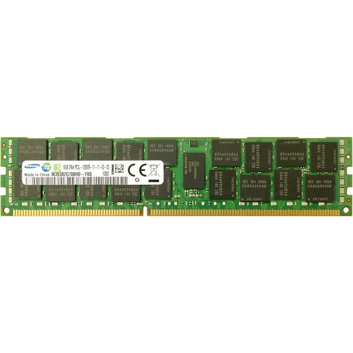 Оперативная память Samsung 16GB 2Rx4 PC3L-12800R DDR3-1600MHz [M393B2G70BH0-YK0]