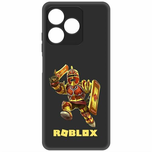 Чехол-накладка Krutoff Soft Case Roblox-Рэдклифф для Realme C51 черный чехол накладка krutoff soft case roblox рэдклифф для realme c51 черный