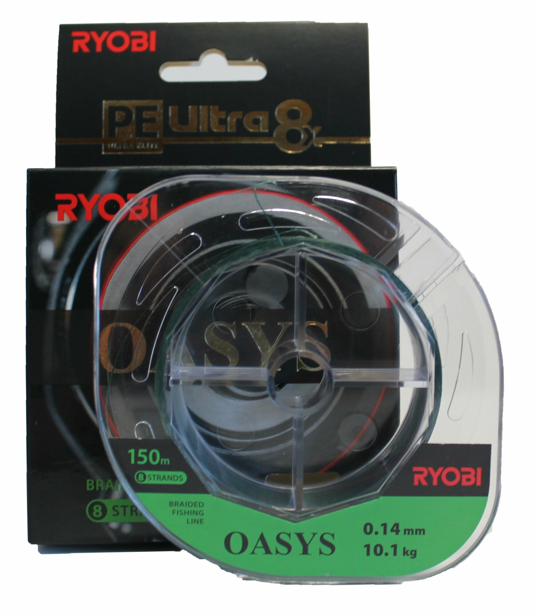 Плетеный шнур RYOBI OASYS Dark Green 0,14mm 150m