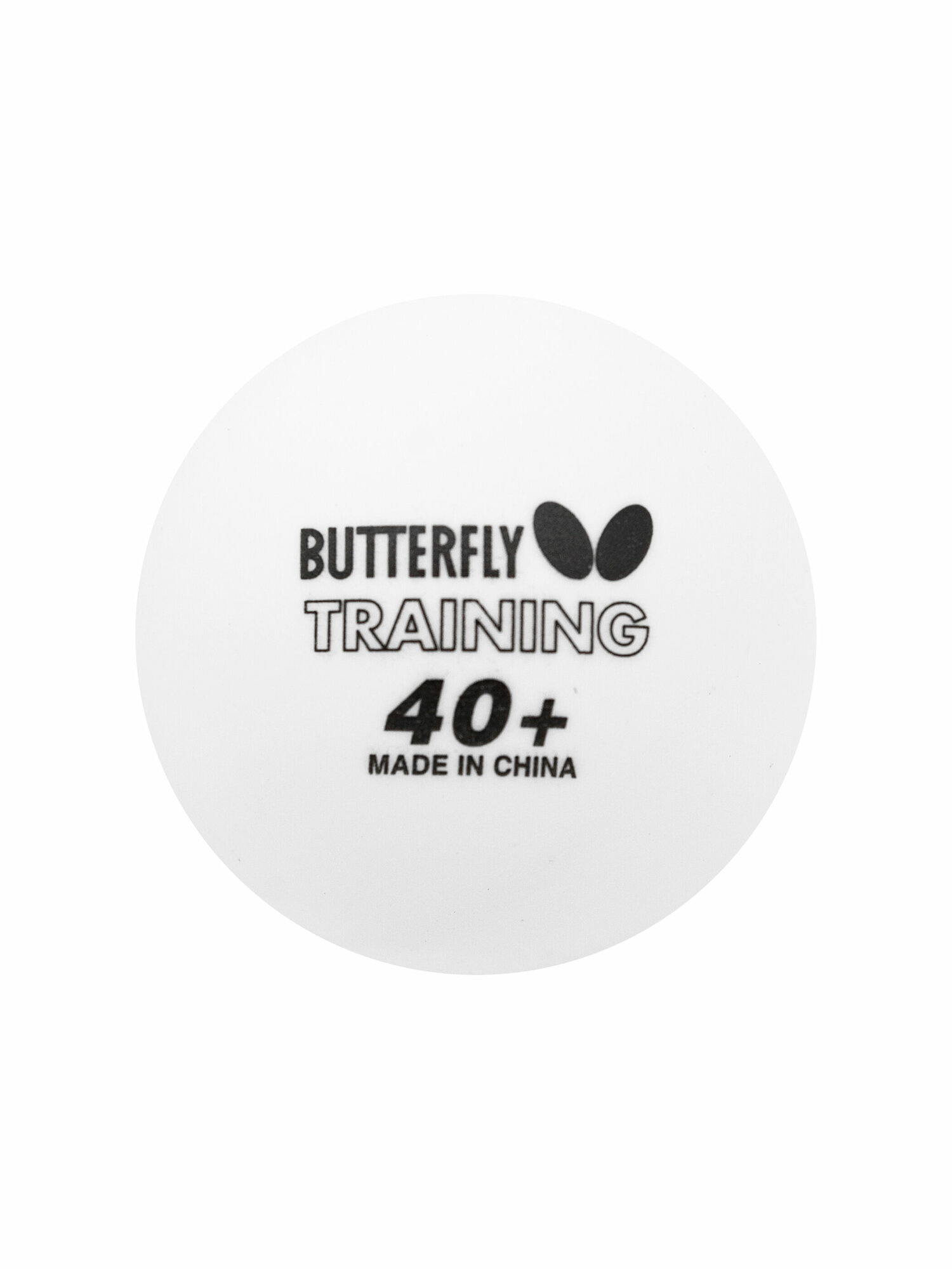 Мячи для настольного тенниса BUTTERFLY 40+ Training, бел. 6 шт.