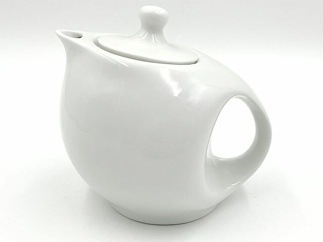 фото Чайник заварочный фарфоровый 500 мл Добруш белый folliet