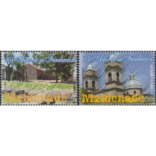 Почтовые марки Уругвай 2006г. 250 лет со дня основания Мальдонадо Архитектура, Туризм MNH