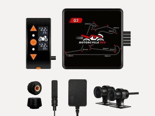 Изображение товара Мото видеорегистратор NP MotoCam Q3Mini -TPMS