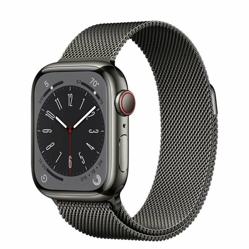 Apple Watch Series 8 41mm Graphite GPS Cellular Millan Loop Stainless Steel One Size 6099000₽